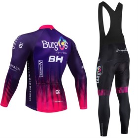 Completo Maglia ML + Pantaloncino con bretelle ML 2024 Burgos BH Purple Version